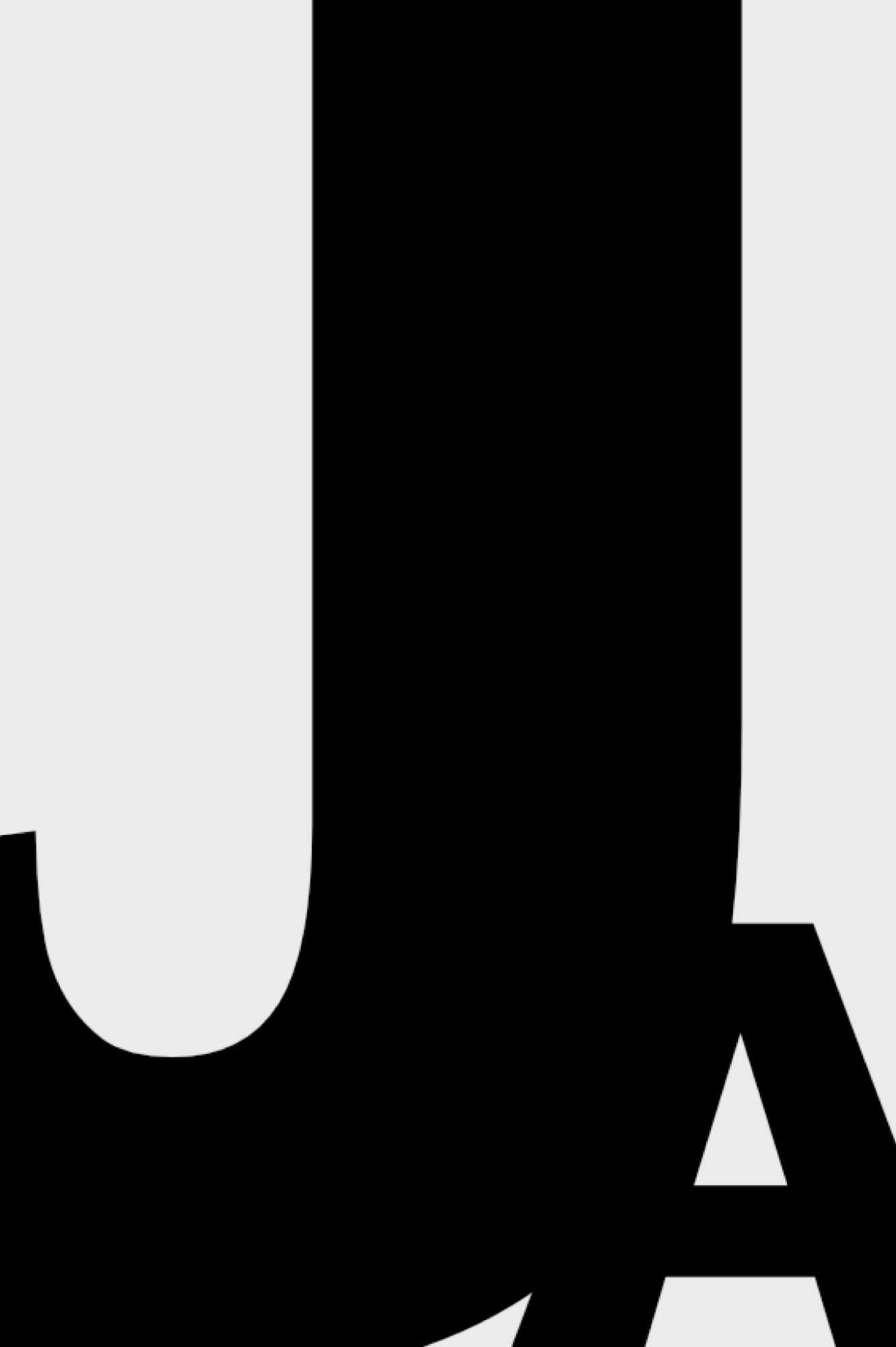 Typografisches Plakat „Ja“